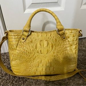 Beautiful Yellow Brahmin Crossbody Purse. Ready for Spring!!